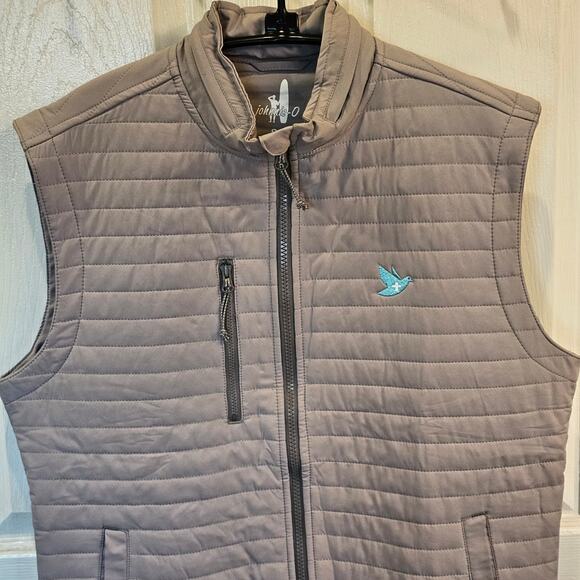 Johnnie-O Quilted Performance Vest Seal Lightweight Mens S Water Resistant - Picture 3 of 10